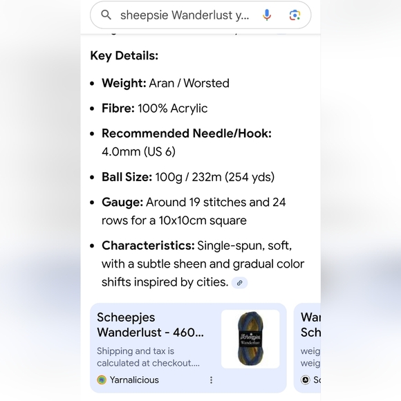 5 Scheepjes Wanderlust Yarn Bundle All.same Dye Lot. Color Havana - Picture 10 of 10